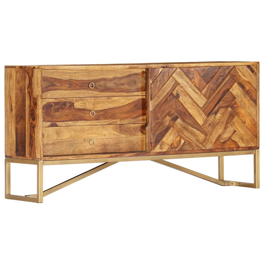 vidaXL Μπουφές 118 x 30 x 60 εκ. από Μασίφ Ξύλο Sheesham