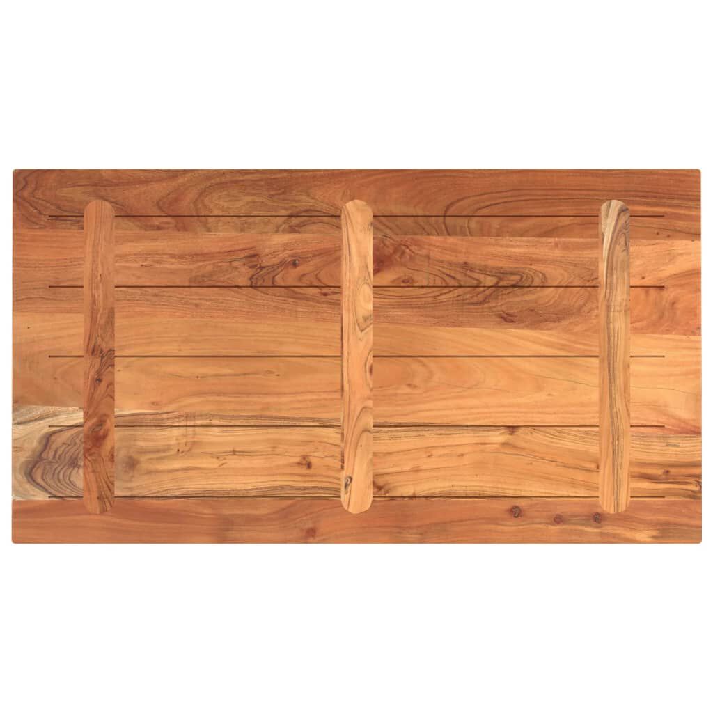 vidaXL Επιφάνεια Τραπεζιού Ορθογώνια 120x60x2,5 εκ. Μασίφ Ξύλο Ακακίας