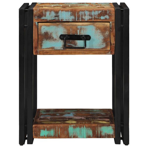 vidaXL Κομοδίνο 40x40x50 εκ. Μασίφ ανακυκλωμένο ξύλο