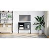 vidaXL Έπιπλο Τηλεόρασης Ανθρακί 68x39x60,5 εκ. από Χάλυβα