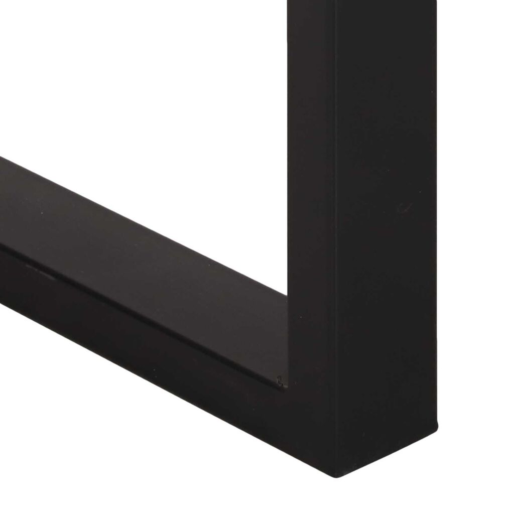 vidaXL Γραφείο με ράφι Καφέ 100 x 50 x 75 cm Μασίφ ξύλο μάνγκο