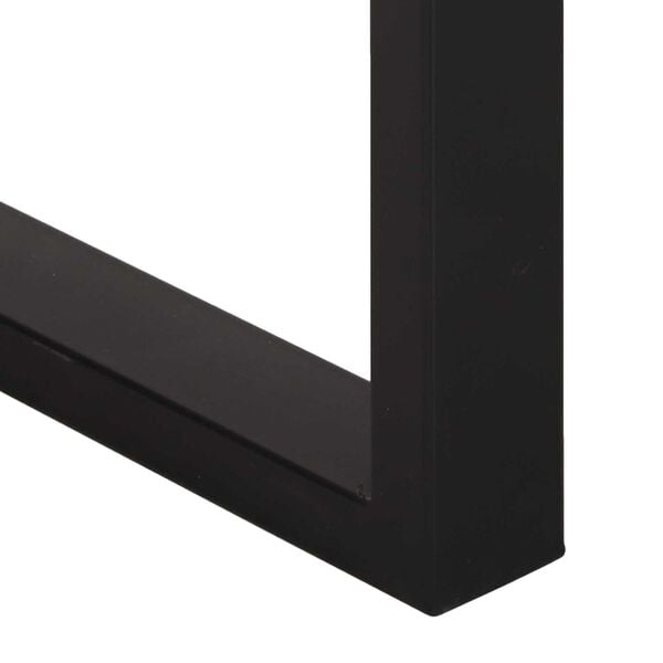 vidaXL Γραφείο με ράφι Καφέ 100 x 50 x 75 cm Μασίφ ξύλο μάνγκο