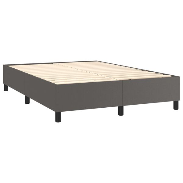 vidaXL &Kappa;&rho;&epsilon;&beta;ά&tau;&iota; Boxspring &mu;&epsilon; &Sigma;&tau;&rho;ώ&mu;&alpha; &Gamma;&kappa;&rho;&iota; 140x200&epsilon;&kappa;. &alpha;&pi;ό &Sigma;&upsilon;&nu;&theta;&epsilon;&tau;&iota;&kappa;ό &Delta;έ&rho;&mu;&alpha;