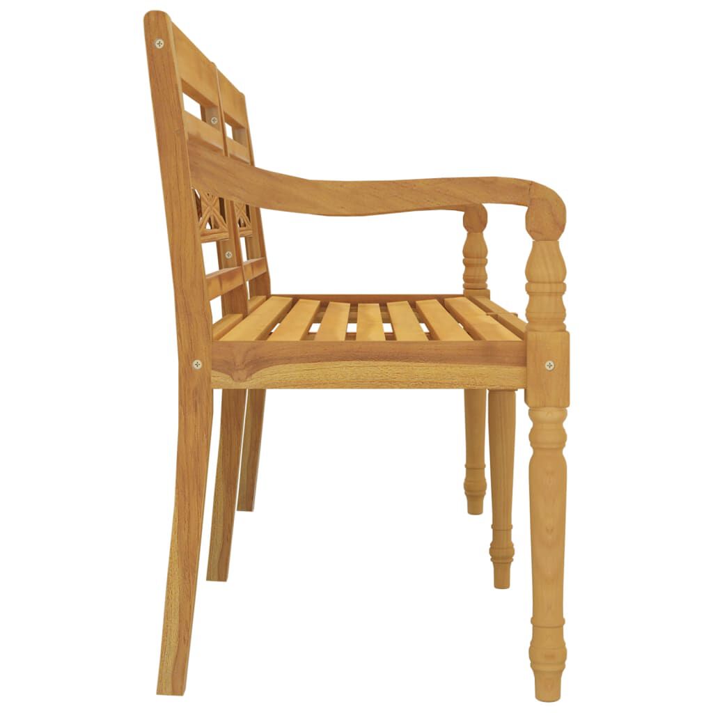 vidaXL Παγκάκι Batavia 150 εκ. από Μασίφ Ξύλο Teak