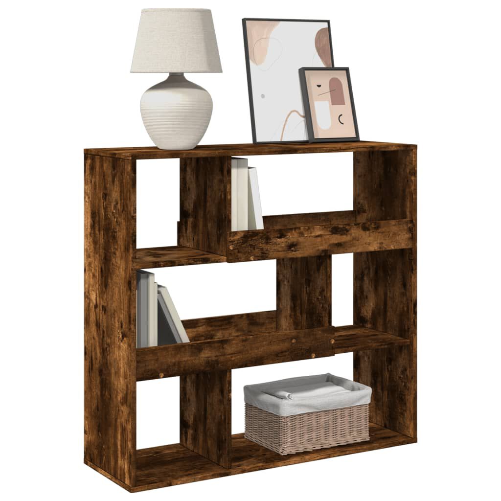 vidaXL Βιβλιοθήκη/Διαχωριστικό Χώρου Δρυς 100x33x94,5 εκ. Επεξ. Ξύλο