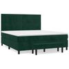 vidaXL &Kappa;&rho;&epsilon;&beta;ά&tau;&iota; Boxspring &mu;&epsilon; &Sigma;&tau;&rho;ώ&mu;&alpha; &Sigma;&kappa;&omicron;ύ&rho;&omicron; &Pi;&rho;ά&sigma;&iota;&nu;&omicron; 160x200&epsilon;&kappa;. &Beta;&epsilon;&lambda;&omicron;ύ&delta;&iota;&nu;&omicron;
