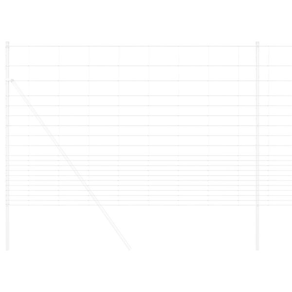 vidaXL Περίφραξη αγρού Γκρι 1.6 x 10 m Ατσάλι