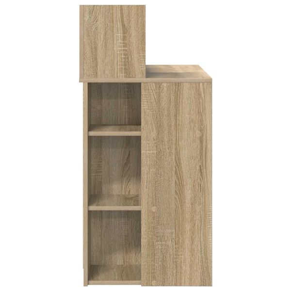 vidaXL Γραφείο με Αποθήκευση Σονομα Οκ 90x48x101.5 εκ. Κατασκευασμένο Ξύλο