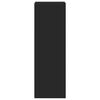 vidaXL Ντουλάπι Μαύρο 45x41x124 εκ. από Επεξεργασμένο Ξύλο