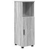 vidaXL Σετ Επίπλων Μπάνιου με ράφι 5 pcs Γκρι sonoma 30 x 35 x 192 εκ.