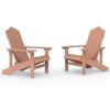 vidaXL &Kappa;&alpha;&rho;έ&kappa;&lambda;&epsilon;&sigmaf; &Kappa;ή&pi;&omicron;&upsilon; Adirondack 2 &tau;&epsilon;&mu;. &Kappa;&alpha;&phi;έ &alpha;&pi;ό HDPE