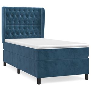vidaXL &Kappa;&rho;&epsilon;&beta;ά&tau;&iota; Boxspring &mu;&epsilon; &Sigma;&tau;&rho;ώ&mu;&alpha; &Sigma;&kappa;&omicron;ύ&rho;&omicron; &Mu;&pi;&lambda;&epsilon; 80 x 200 &epsilon;&kappa;. &Beta;&epsilon;&lambda;&omicron;ύ&delta;&iota;&nu;&omicron;