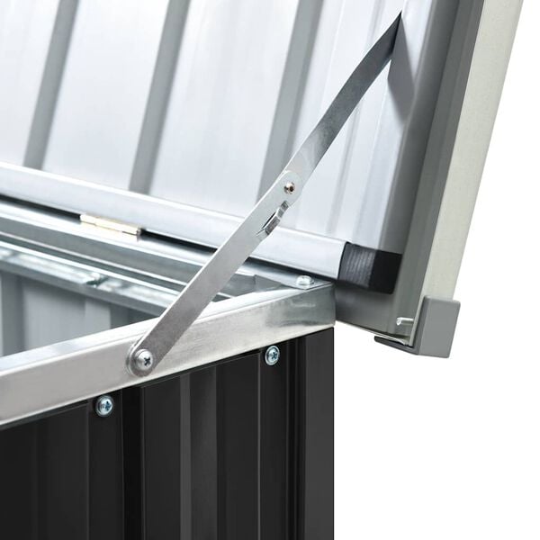 vidaXL Μπαούλο Αποθήκευσης Κήπου Ανθρακί 171 x 99 x 93 εκ.