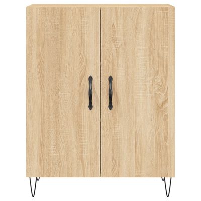 vidaXL Ντουλάπι Sonoma δρυς 69,5 x 34 x 180 εκ. από Επεξεργασμένο Ξύλο