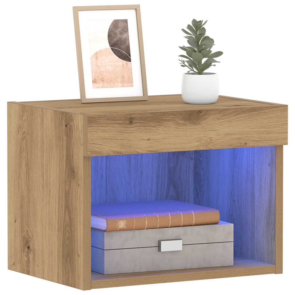 vidaXL Ντουλάπι TV Επιτοίχιο 2 pcs artisan δρυς 40 x 30 x 30 εκ