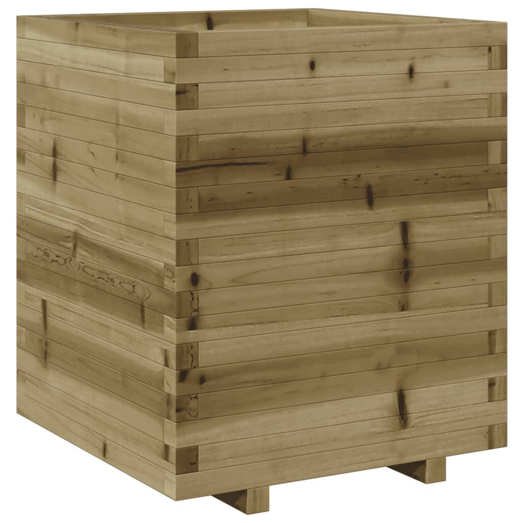 vidaXL Ζαρντινιέρα Κήπου 60x60x72,5 εκ. από Εμποτισμένο Ξύλο Πεύκου
