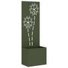 vidaXL &Omicron;&theta;ό&nu;&eta; &Iota;&delta;&iota;&omega;&tau;&iota;&kappa;ό&tau;&eta;&tau;&alpha;&sigmaf; &Kappa;ή&pi;&omicron;&upsilon; Floral &Lambda;&alpha;&delta;ί 50 x 140 cm