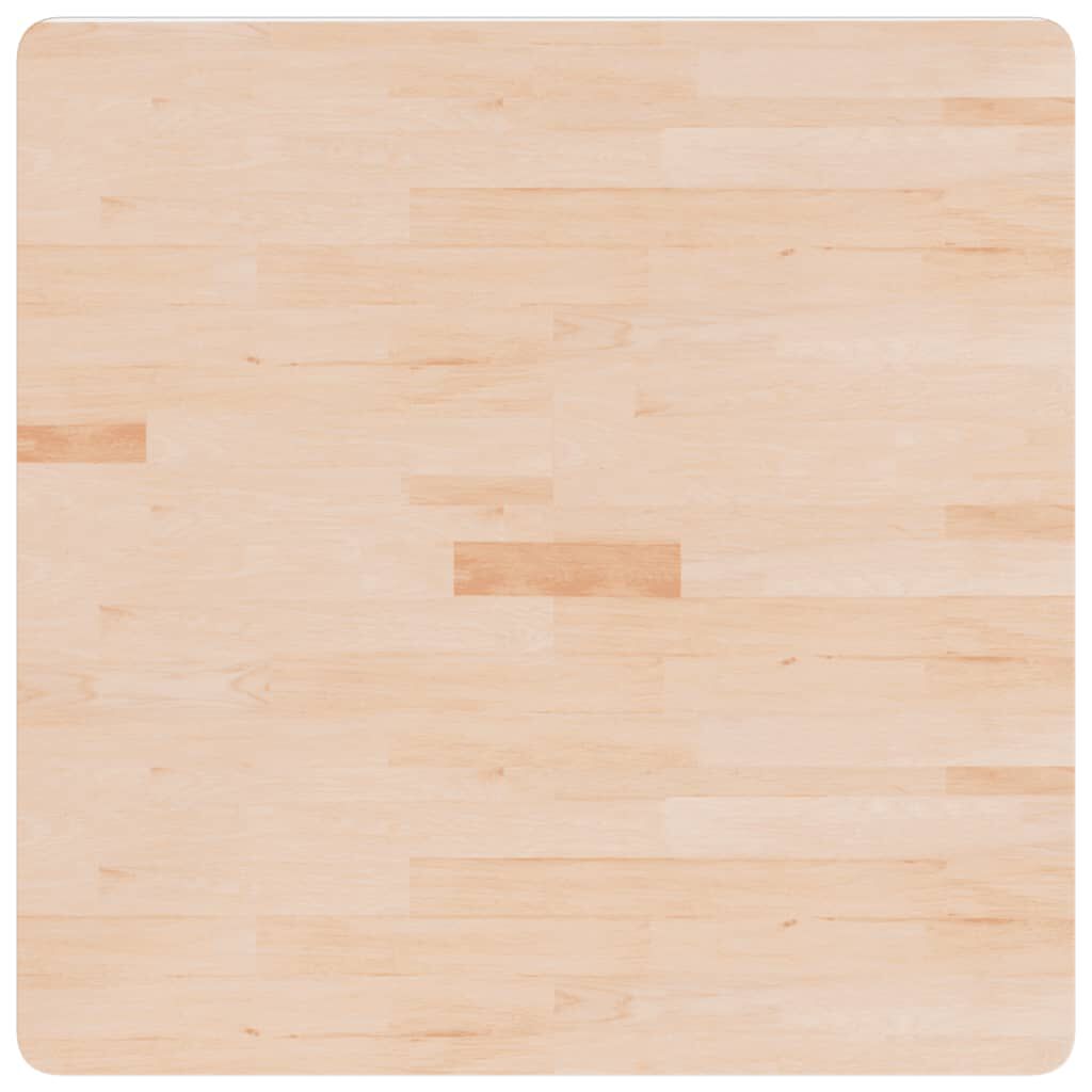vidaXL Επιφάνεια Τραπεζιού Τετράγωνη 80x80x4 εκ. Μασίφ Ξύλο Δρυς