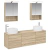 vidaXL &Sigma;&epsilon;&tau; &Epsilon;&pi;ί&pi;&lambda;&omega;&nu; &Mu;&pi;ά&nu;&iota;&omicron;&upsilon; 5 pcs Sonoma &Delta;&rho;&upsilon;&sigmaf;