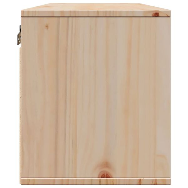 vidaXL Ντουλάπια Τοίχου 2 τεμ. 45 x 30 x 35 εκ. από Μασίφ Ξύλο Πεύκου
