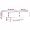 vidaXL Τραπεζάκι Σαλονιού Sonoma Δρυς 90 x 60 x 31 εκ. από Επεξ. Ξύλο