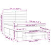 vidaXL &Kappa;&rho;&epsilon;&beta;ά&tau;&iota; Boxspring &mu;&epsilon; &Sigma;&tau;&rho;ώ&mu;&alpha; &Alpha;&nu;&omicron;&iota;&chi;&tau;ό &Gamma;&kappa;&rho;&iota; 140x190 &epsilon;&kappa;. &Upsilon;&phi;&alpha;&sigma;&mu;ά&tau;&iota;&nu;&omicron;