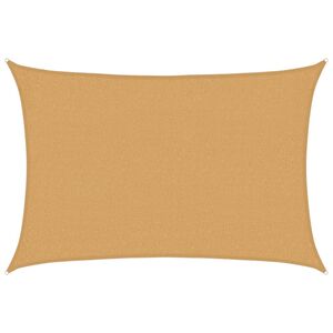 vidaXL Πανί Σκίασης Ορθογώνιο Άμμου 2x3 μ. HDPE 160 γρ./μ²