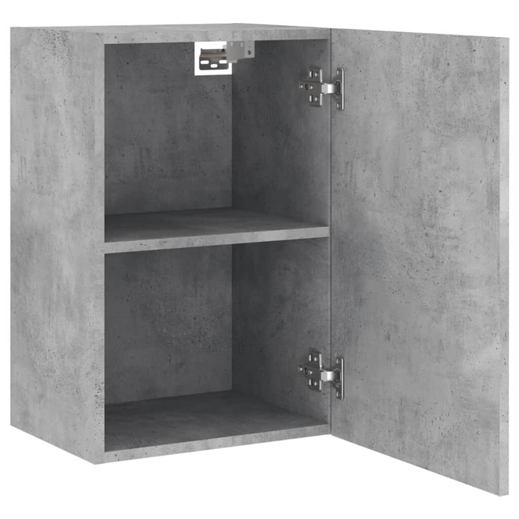 vidaXL Έπιπλο Τοίχου Τηλεόρασης Γκρι Σκυρ. 40,5x30x60 εκ. Επεξ. Ξύλο