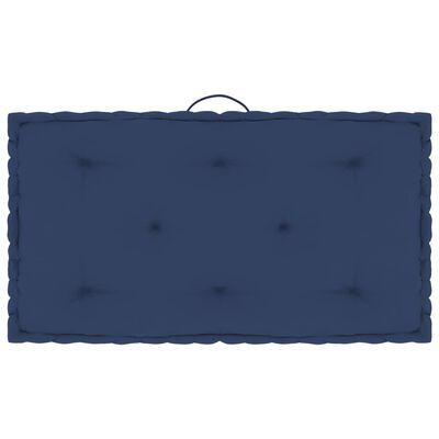 vidaXL Μαξιλάρες Δαπέδου/Παλέτας 6 τεμ. Ανοιχ. Ναυτικό Μπλε Βαμβακερές