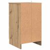 vidaXL Κομοδίνο artisan δρυς 38 x 38 x 66 εκ Επεξεργασμένο ξύλο