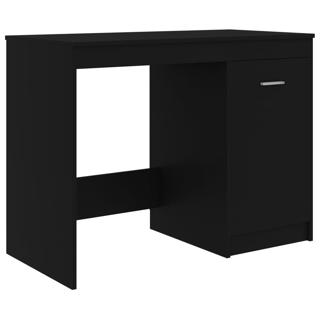 vidaXL Γραφείο Μαύρο 100 x 50 x 76 εκ. από Επεξ. Ξύλο