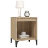 vidaXL Κομοδίνα 2 τεμ. Sonoma Δρυς 40 x 35 x 50 εκ.