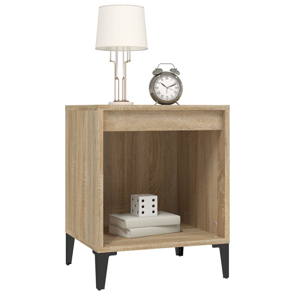 vidaXL Κομοδίνα 2 τεμ. Sonoma Δρυς 40 x 35 x 50 εκ.