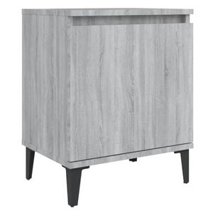 vidaXL &Kappa;&omicron;&mu;&omicron;&delta;ί&nu;&omicron; &Gamma;&kappa;&rho;&iota; Sonoma 40 x 30 x 50 &epsilon;&kappa;. &mu;&epsilon; &Mu;&epsilon;&tau;&alpha;&lambda;&lambda;&iota;&kappa;ά &Pi;ό&delta;&iota;&alpha;