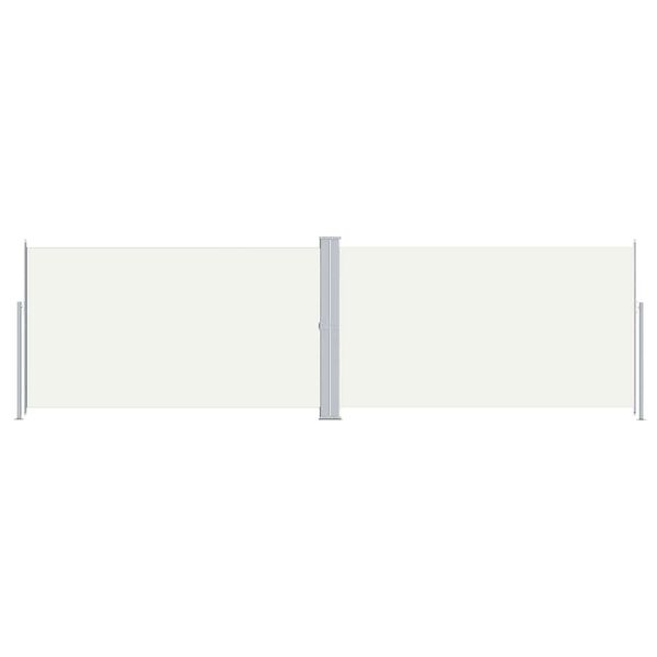 vidaXL Σκίαστρο Πλαϊνό Συρόμενο Κρεμ 180 x 600 εκ.