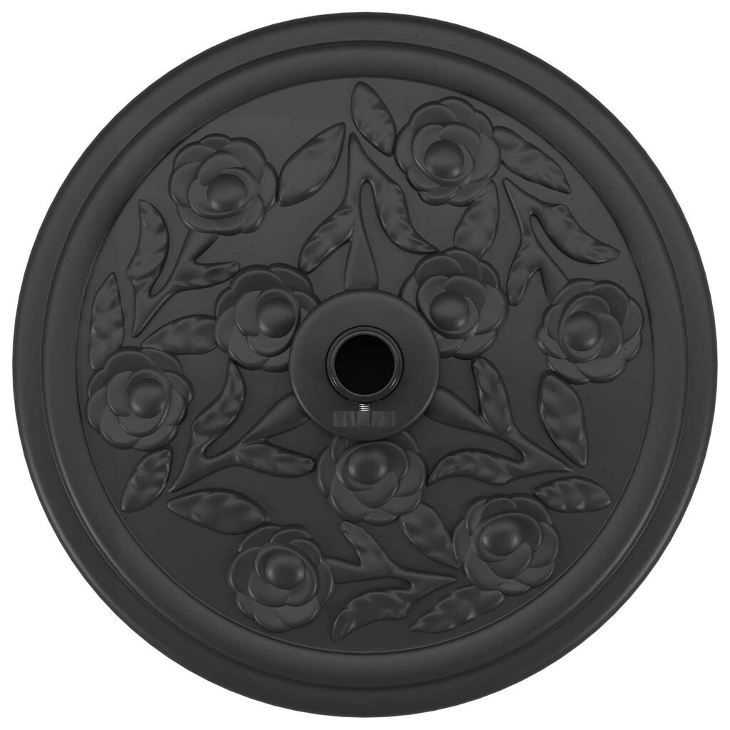 vidaXL Βάση Παρασίδας με Ρόδες για Πόλους Ø38-48 mm, 13 kg, Στρογγυλή