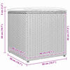 vidaXL Κουτί Μαξιλαριών Ανοιχτό γκρι 50 x 50 x 50 cm συνθετικό ρατάν