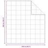 vidaXL Πάπλωμα Λευκό 240 x 260 εκ. Φτερό