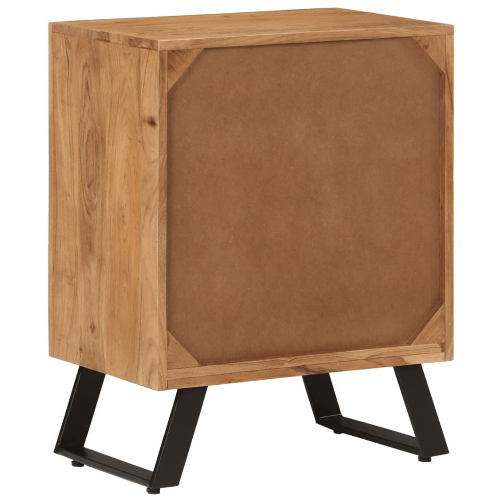vidaXL Ντουλάπι με 2 Πόρτες 55 x 36 x 72 εκ. από Μασίφ Ξύλο Ακακίας