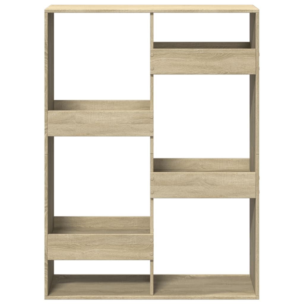 vidaXL Βιβλιοθήκη/Διαχωριστικό Χώρου Δρυς 100x33x135 εκ. Επεξ. Ξύλο