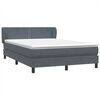 vidaXL Box Spring &Kappa;&rho;&epsilon;&beta;ά&tau;&iota; &mu;&epsilon; &sigma;&tau;&rho;ώ&mu;&alpha; &Sigma;&kappa;&omicron;ύ&rho;&omicron; &gamma;&kappa;&rho;&iota; 140x220 cm &Beta;&epsilon;&lambda;&omicron;ύ&delta;&iota;&nu;&omicron;