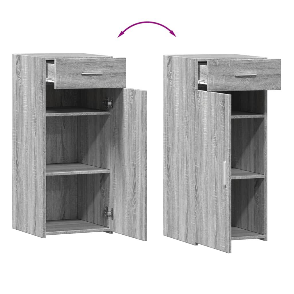 vidaXL Ντουλάπι Γκρι Sonoma 40x42,5x93 εκ. από Επεξεργασμένο Ξύλο