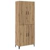 vidaXL Highboard 2 pcs Artisan Oak 69,5 x 34 x 180 &epsilon;&kappa;.
