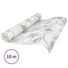 vidaXL Ταπετσαρία 3D Φλοράλ Γκρι 10x0,53μ Non-woven