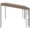 vidaXL Κιόσκι Επιτοίχιο Taupe 4 x 3 x 2,5 μ.