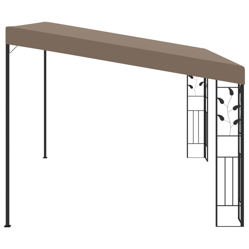 vidaXL Κιόσκι Επιτοίχιο Taupe 4 x 3 x 2,5 μ.