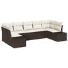 vidaXL &Sigma;&epsilon;&tau; &Kappa;&alpha;&nu;&alpha;&pi;έ &Kappa;ή&pi;&omicron;&upsilon; &mu;&epsilon; &alpha;&pi;&omicron;&theta;ή&kappa;&epsilon;&upsilon;&sigma;&eta; 7 pcs &Kappa;&alpha;&phi;έ &kappa;&alpha;&iota; &Kappa;&rho;έ&mu;&alpha; &Pi;&omicron;&lambda;&upsilon; &rho;ά&tau;&alpha;&nu;