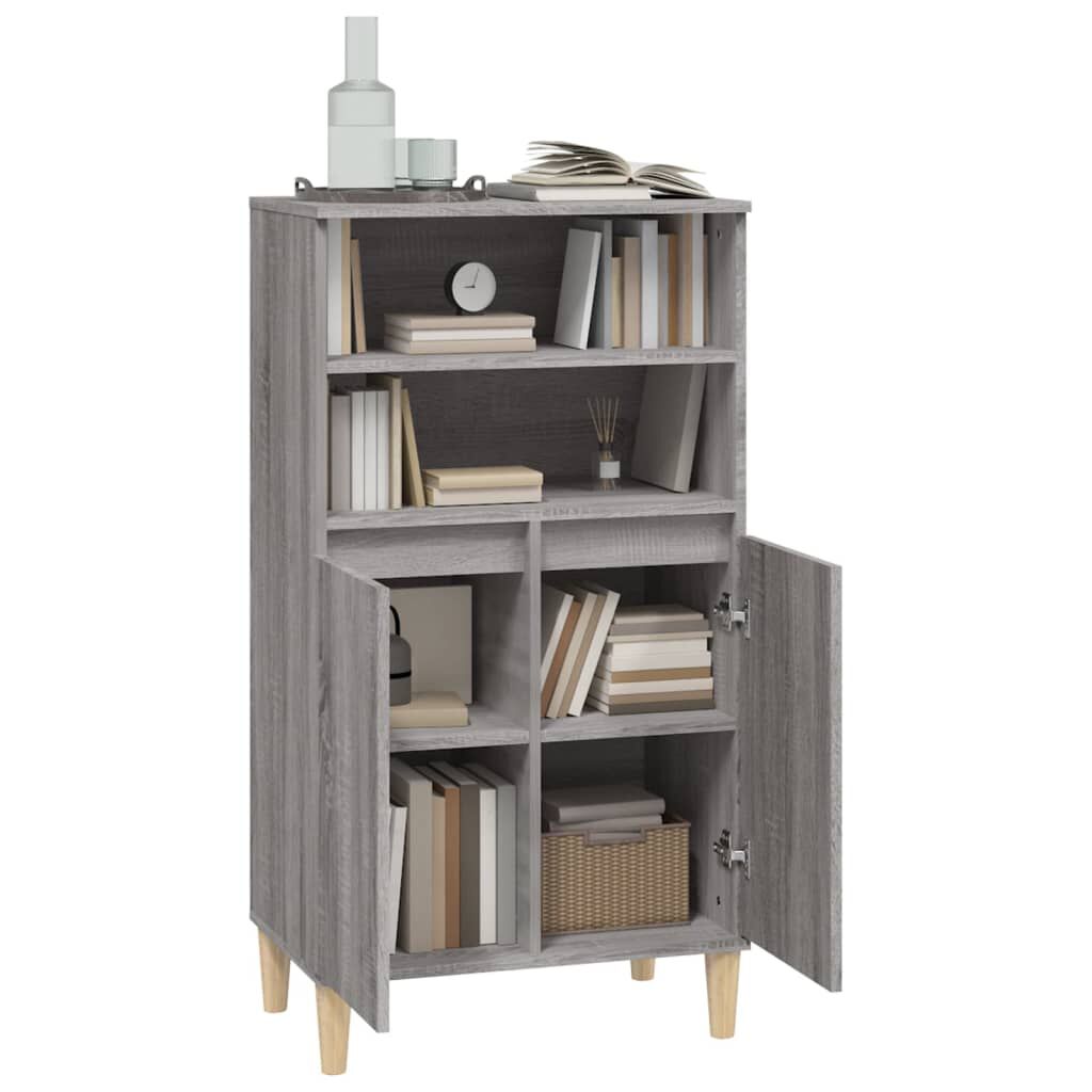 vidaXL Ντουλάπι Γκρι Sonoma 60 x 36 x 110 εκ. από Επεξεργασμένο Ξύλο