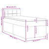 vidaXL &Kappa;&rho;&epsilon;&beta;ά&tau;&iota; Boxspring &mu;&epsilon; &Sigma;&tau;&rho;ώ&mu;&alpha; &Mu;&pi;&lambda;&epsilon; 80x200 &epsilon;&kappa;. &Upsilon;&phi;&alpha;&sigma;&mu;ά&tau;&iota;&nu;&omicron;