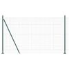 vidaXL Φράχτης με Στήλες. Πράσινο 1.2 x 25 m Ατσάλι